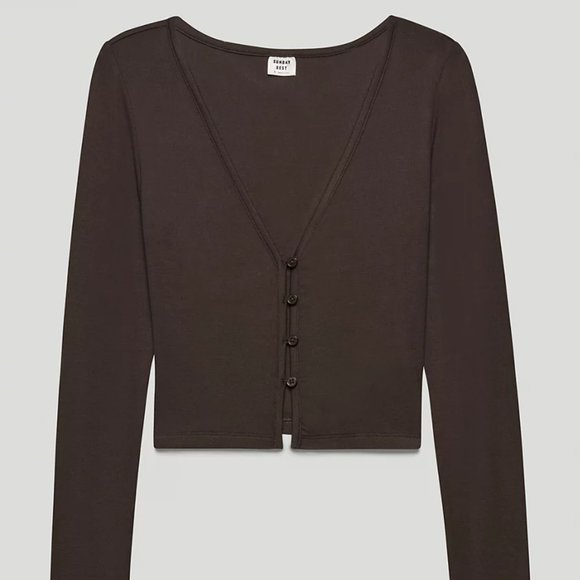 Aritzia Sweaters - Aritzia Sunday Best Quincy Longsleeve Cardigan - M